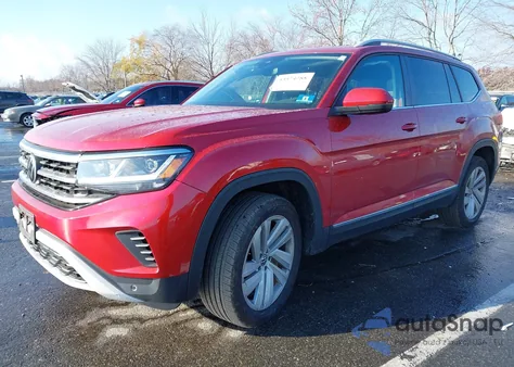 2021 Volkswagen Atlas 3.6L V6 Sel from USA, damaged, VIN 1V2BR2CA2MC503238